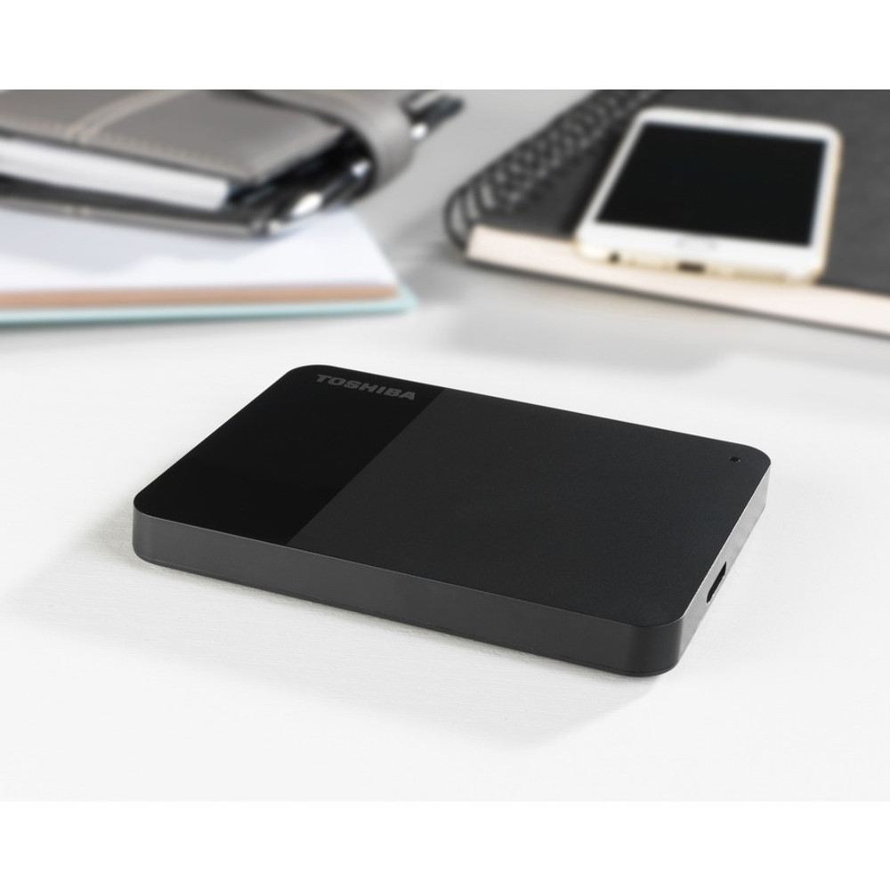 Toshiba HDTP320XK3AA Toshiba Canvio Ready HDTP320XK3AA 2 TB Portable Hard Drive - External - Black