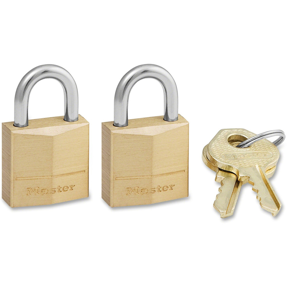 Master Lock, LLC Master Lock 120T Master Lock Three-Pin Brass Tumbler Locks