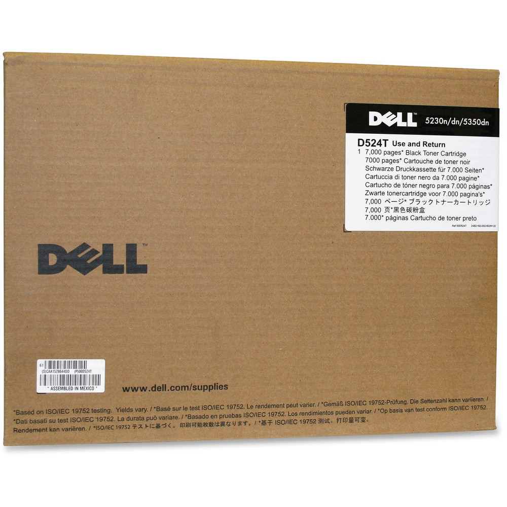 Dell Technologies Dell D524T Dell Original Standard Yield Laser Toner Cartridge - Black - 1 Each