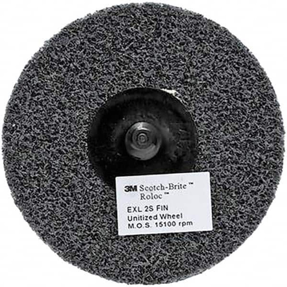 3M 7000045976 Quick-Change Disc: Roloc TR, 2" Disc Dia, Silicon Carbide, Non-Woven