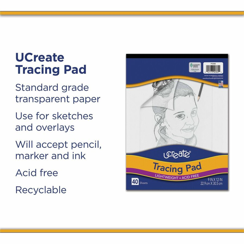 Dixon Ticonderoga Company Dixon 2369 UCreate Tracing Pad