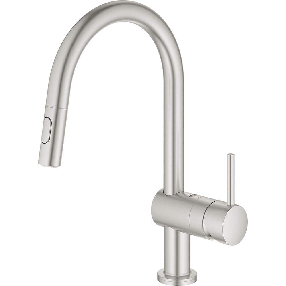 Grohe 31359DC2 Single-Handle Pull Down Kitchen Faucet Dual Spray 1.75 GPM with Touch Technology