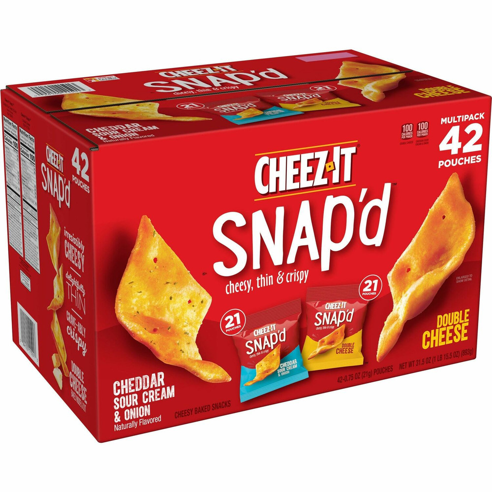 Kellanova Cheez-It 11500 Cheez-It Snap'd Baked Cheese Variety Pack