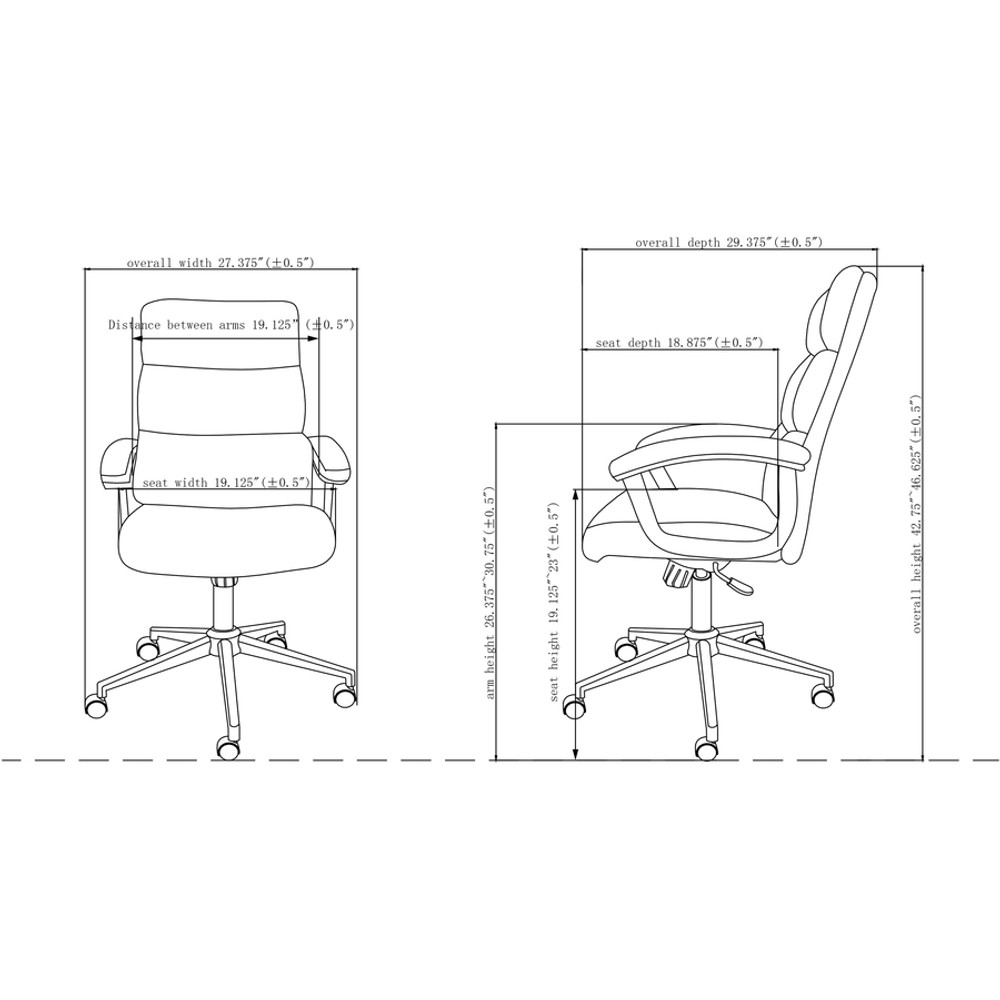 Lorell 20018 Lorell High-back Office Chair