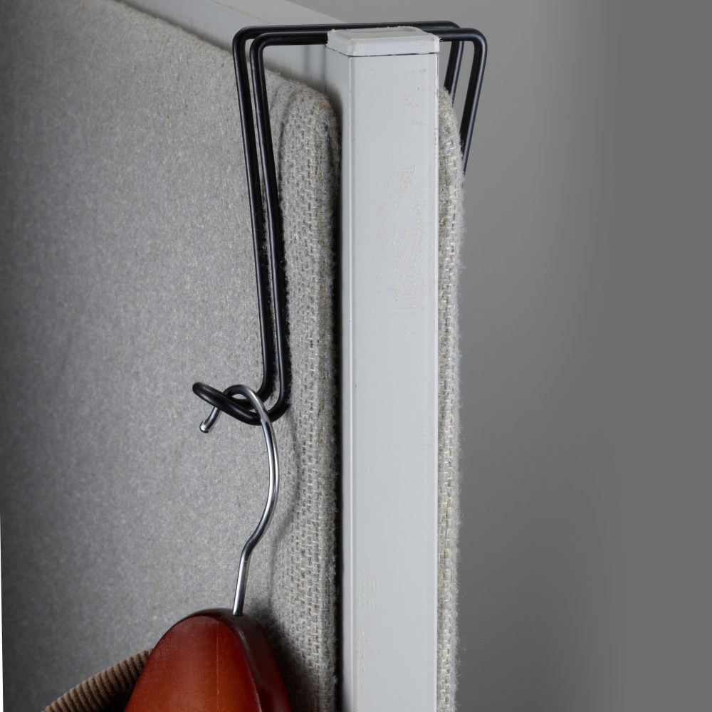 OFFICEMATE INTERNATIONAL CORP. OIC22007 Officemate Wire Cubicle Hook, 1 Sided, Black