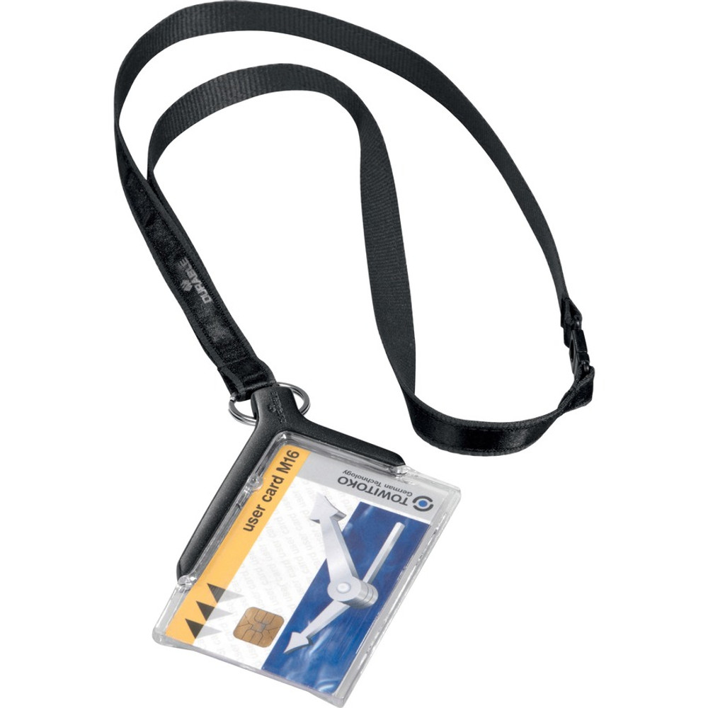Durable Office Products Corp. DURABLE 820758 DURABLE&reg; ID Badge Deluxe Holder Lanyard