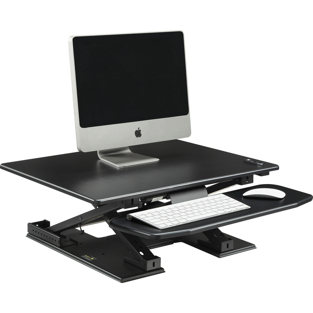Lorell 99552 Lorell Electric Desk Riser with Keyboard Tray