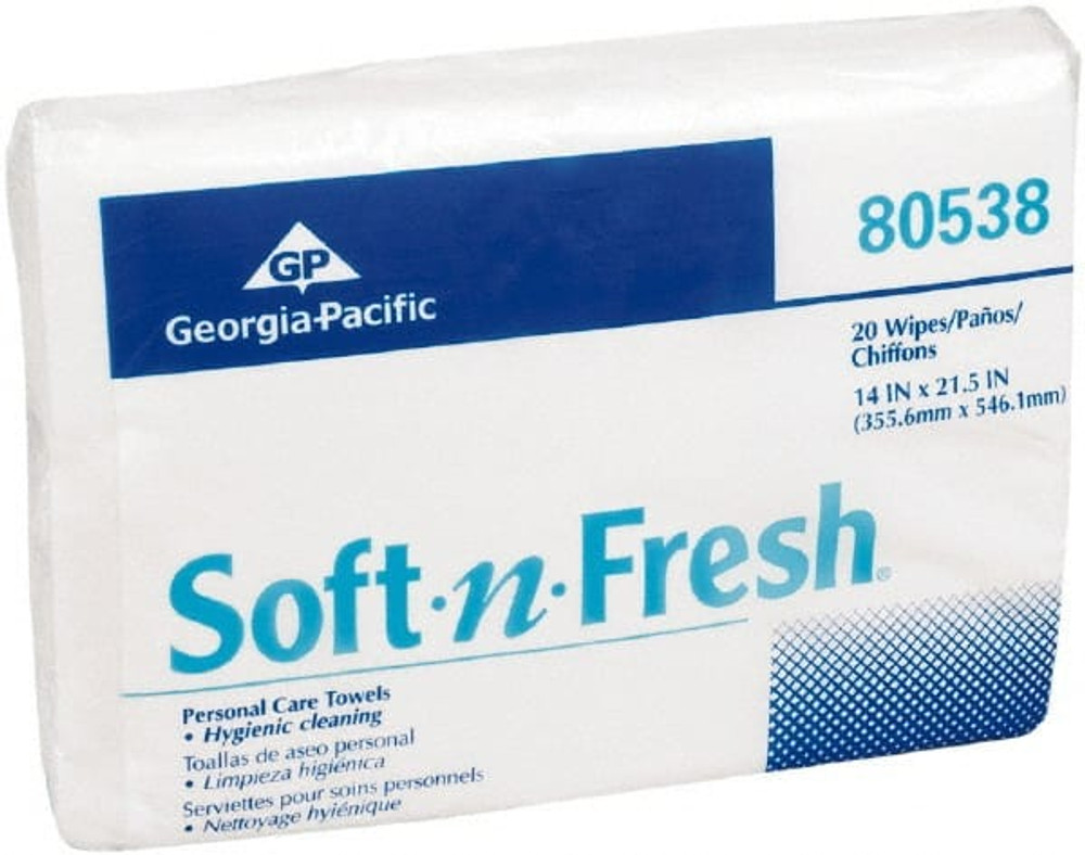 Georgia Pacific 80538 Clean Room Wipes: 1/4 Fold