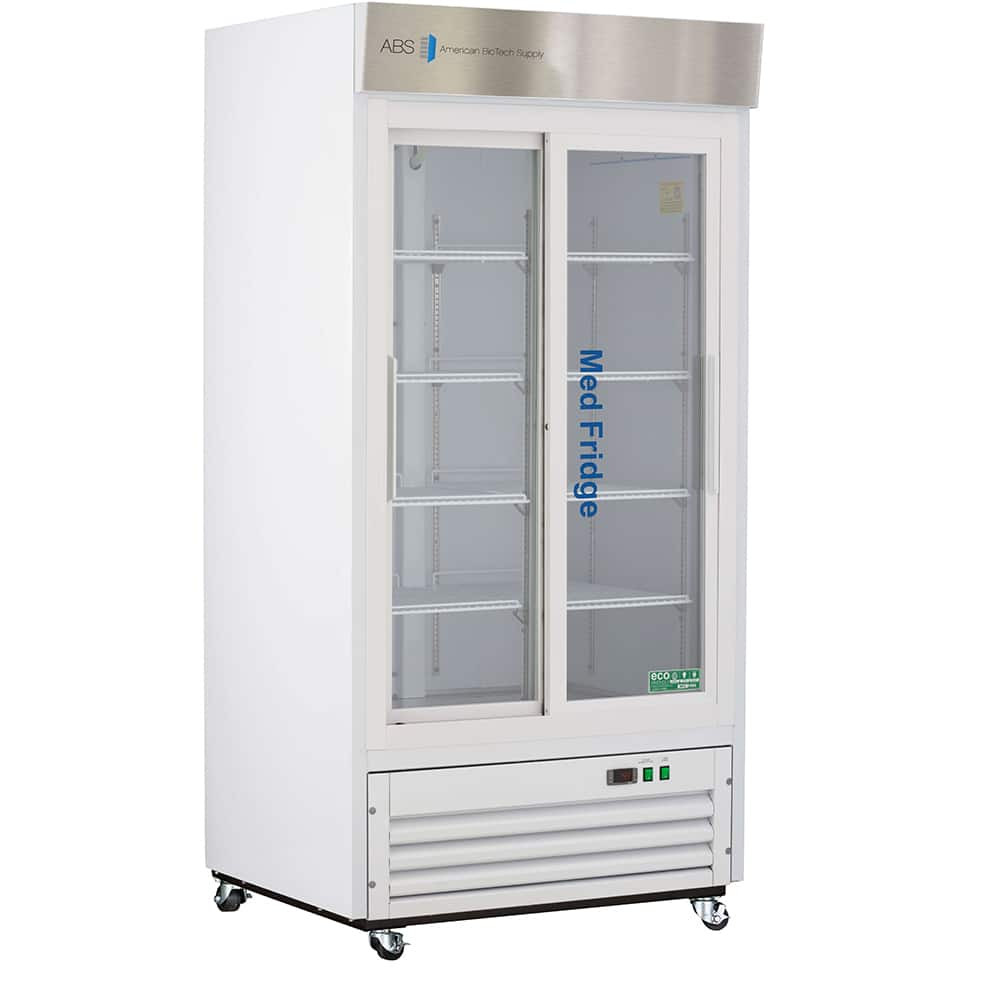American BioTech Supply PH-ABT-HC-S33G Laboratory Refrigerator: 33 cu ft Capacity, 2 to 8 ° C, 39-5/8" OAW, 33-1/4" OAD, 81-3/4" OAH