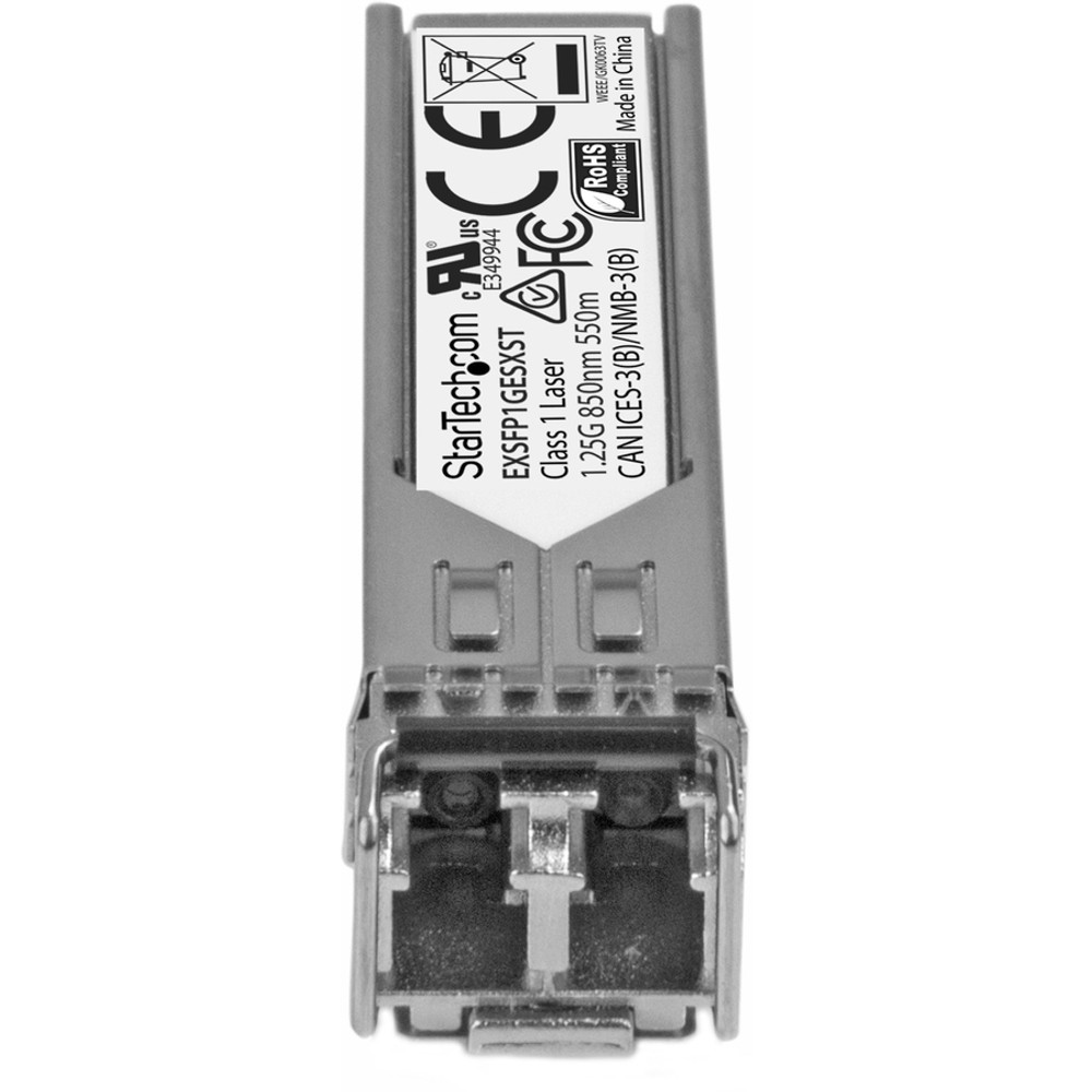 StarTech.com EXSFP1GELXST StarTech.com Juniper EX-SFP-1GE-LX Compatible SFP Module - 1000BASE-LX - 1GE SFP 1GbE Single Mode Fiber SMF Optic Transceiver 10km DDM