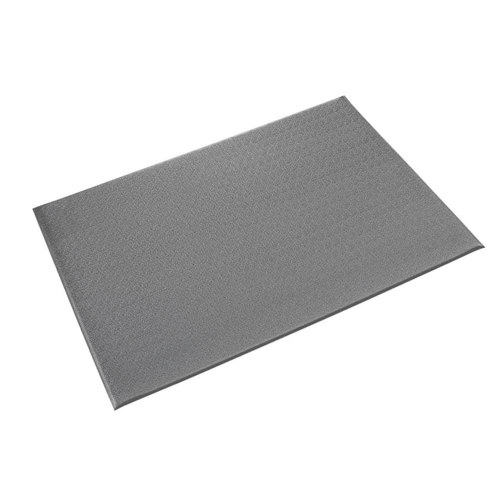 Crown Matting FP 2436GY Anti-Fatigue Mat: 3' Length, 2' Wide, 3/8" Thick, Polyvinylchloride