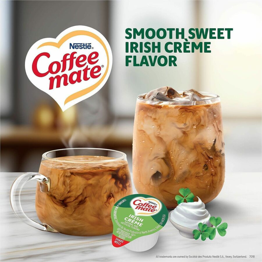 Nestle S.A Coffee mate 35012 Coffee mate Irish Creme Liquid Creamer Singles - Gluten-Free
