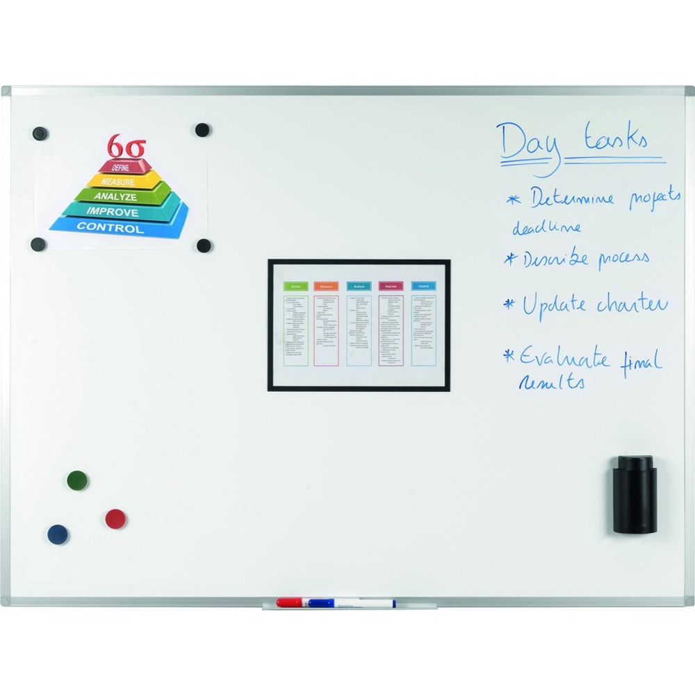 Bi-silque S.A Bi-silque MA051539214 Bi-silque Ayda Melamine Dry Erase Board