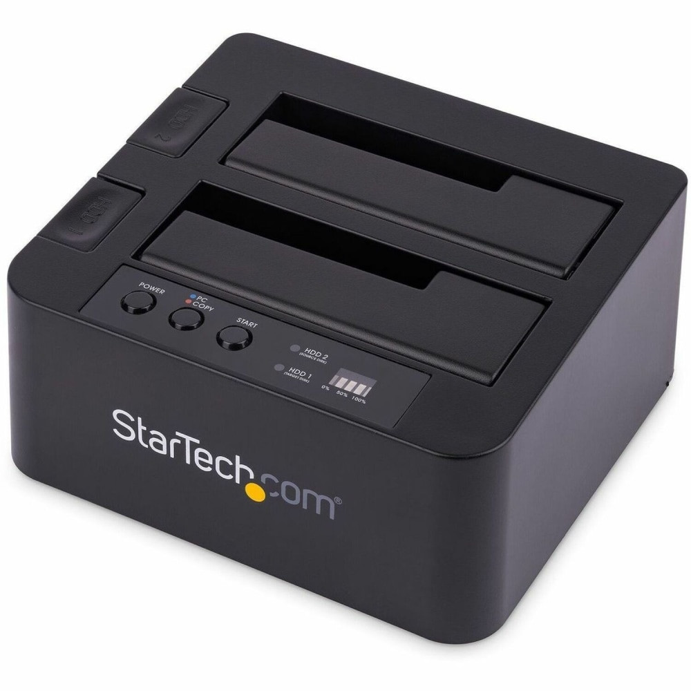 STARTECH.COM SDOCK2U313R  USB 3.1 (10Gbps) Standalone Duplicator Dock for 2.5in & 3.5in SATA SSD / HDD Drives