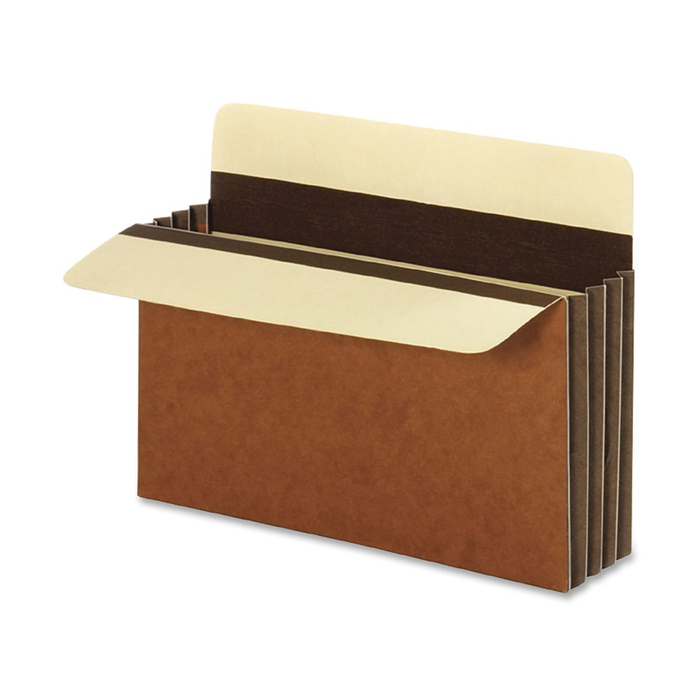 ESSELTE CORP C1525EHD Pendaflex File Pockets, Heavy-Duty, Extra-Wide Accordion, Letter Size, 3 1/2in Expansion, Brown, Box Of 10