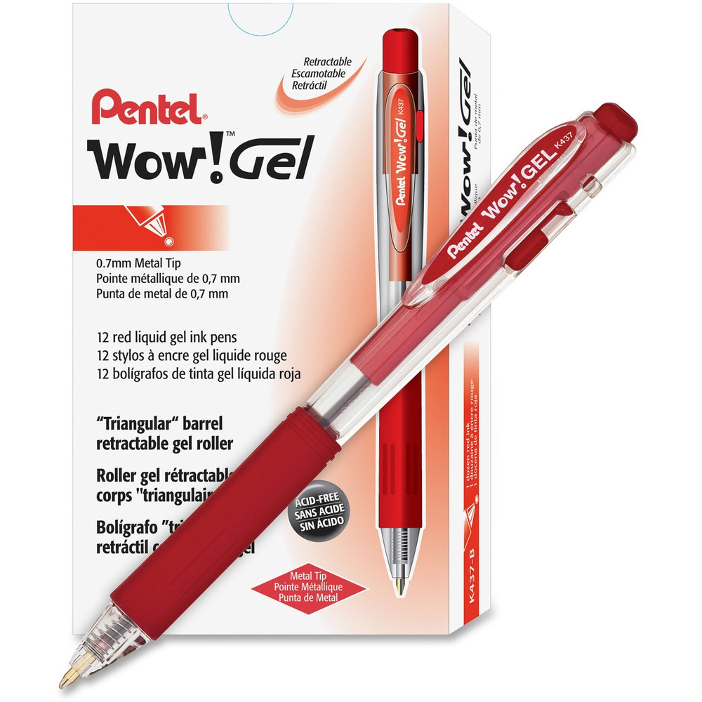 Pentel of America, Ltd Pentel K437B Pentel Wow! Gel Pens