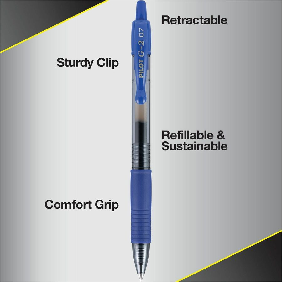 Pilot Corporation Pilot 31021 Pilot G2 Retractable Gel Ink Rollerball Pens