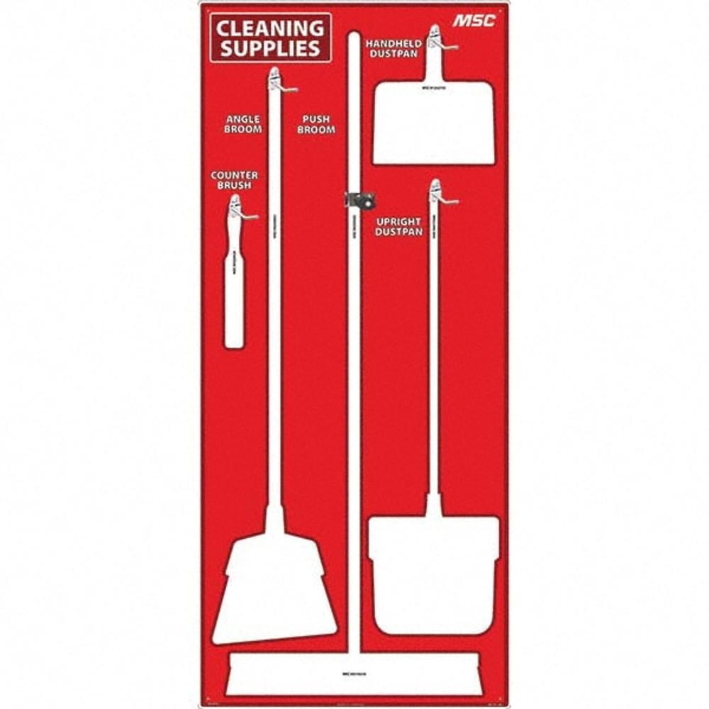 AccuformNMC MSCSB106AL 30 x 68" Aluminum Shadow Board