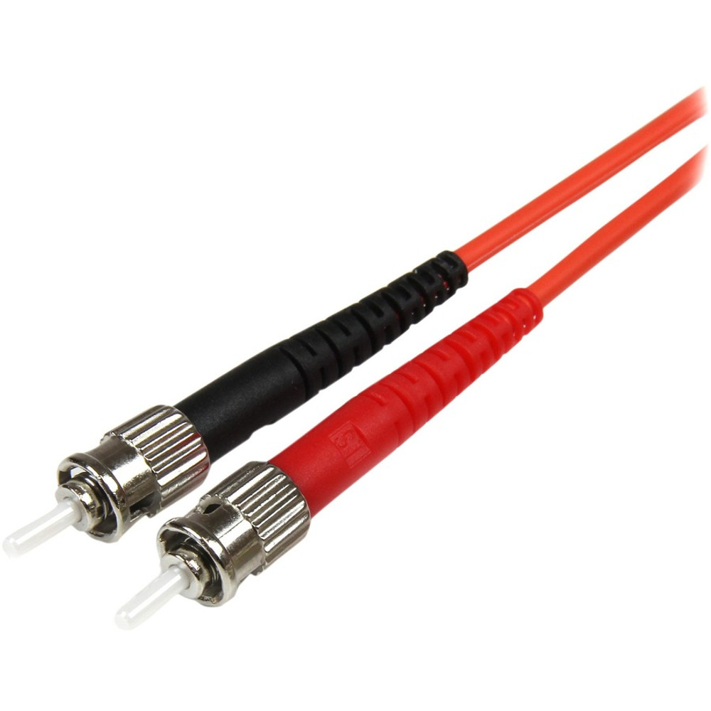 StarTech.com 50FIBLCST2 StarTech.com 2m Fiber Optic Cable - Multimode Duplex 50/125 - LSZH - LC/ST - OM2 - LC to ST Fiber Patch Cable