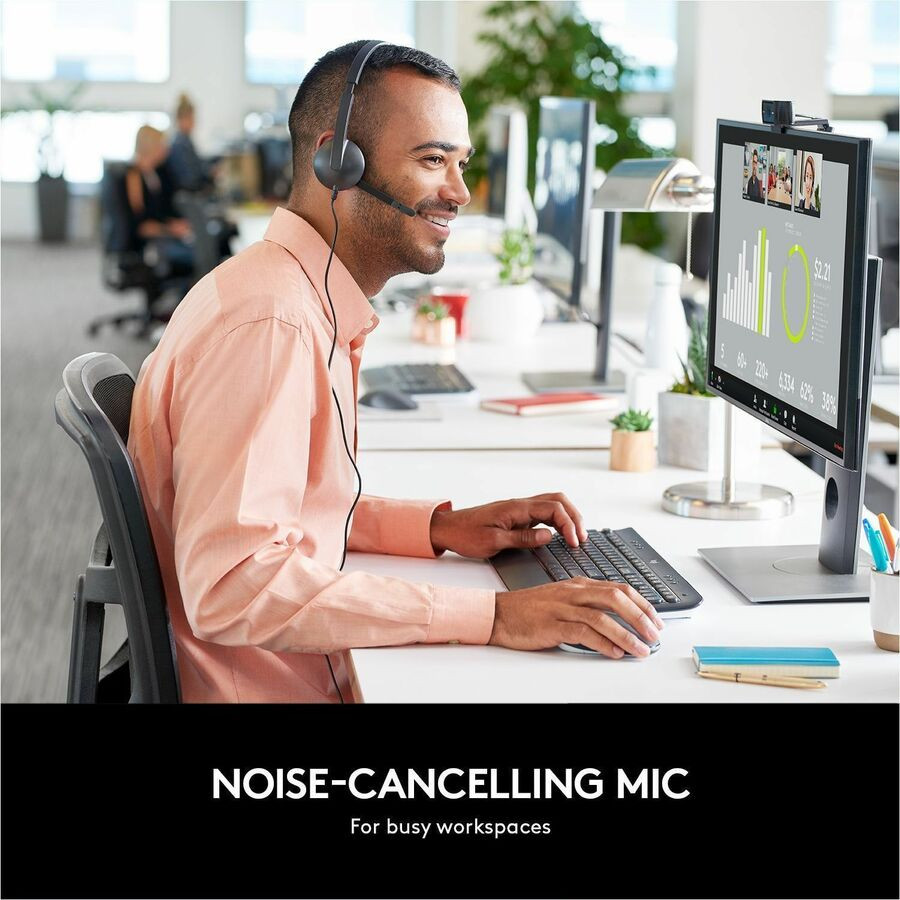 Logitech 981-000507 Logitech USB Headset H340