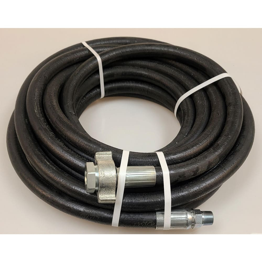 Alliance Hose & Rubber STM050-30FF-CR 1/2" ID x 30' LENGTH STEAM HOSE 250 PSI COUPLED F + F