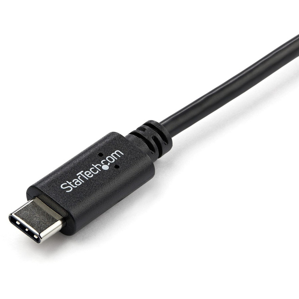 StarTech.com USB2CC1MR StarTech.com 1m 3 ft Right Angle USB-C Cable M/M - USB 2.0 - USB Type C Cable - 90 degree USB-C Cable - USB C to USB C Cable - USB-C Charge Cable