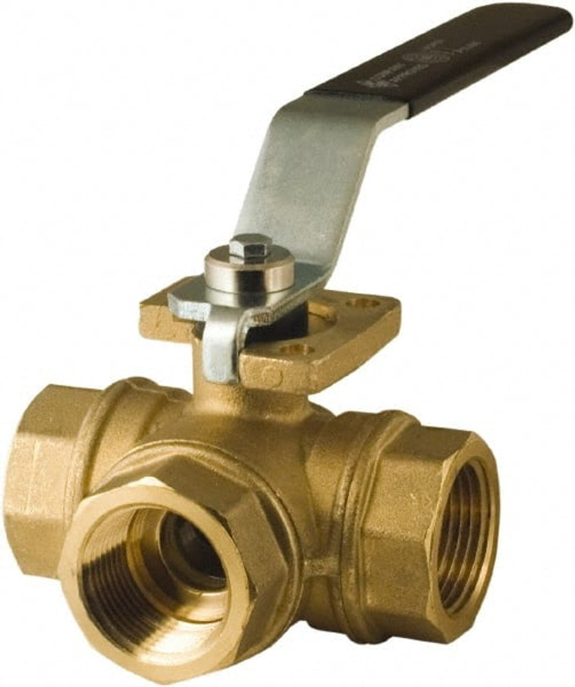 BONOMI 365N-1/4 Standard Bi-Directional Manual Ball Valve: 1/4" Pipe, Standard Port