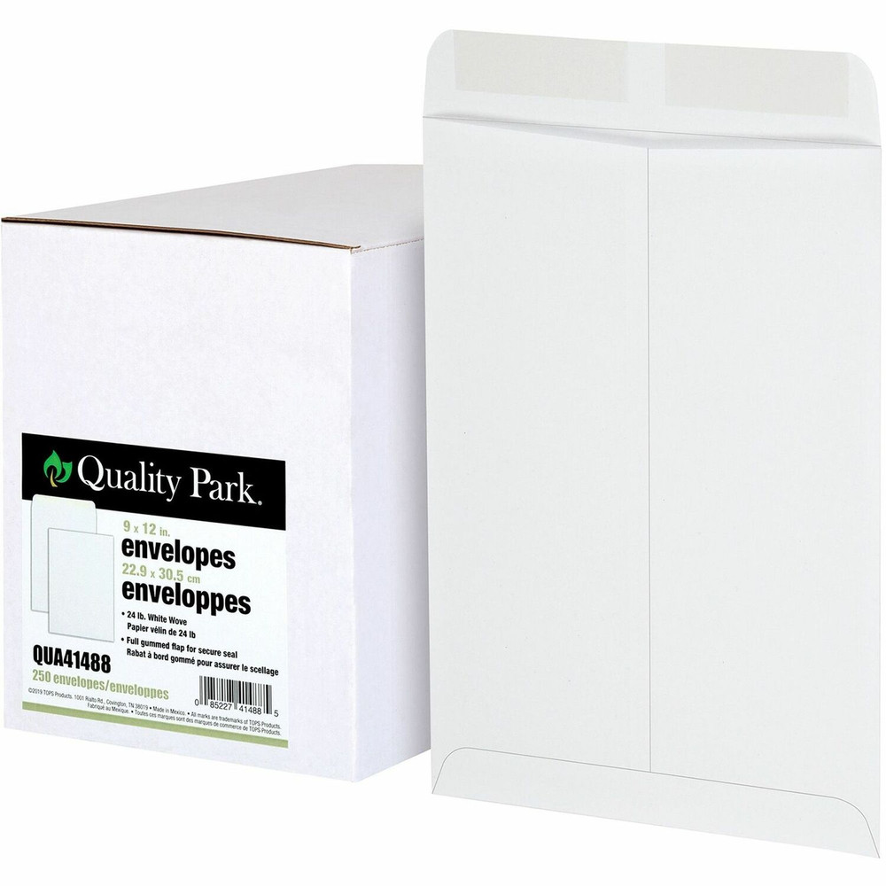Quality Park Products Quality Park 41488 Quality Park 9 x 12 Catalog Envelopes with Gummed Flap
