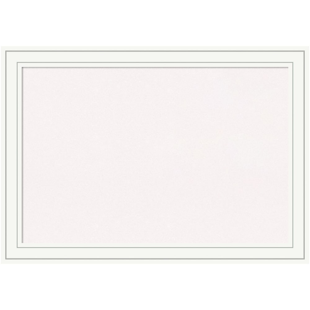 UNIEK INC. Amanti Art A42703994527  Cork Bulletin Board, 41in x 29in, White, Craftsman White Wood Frame