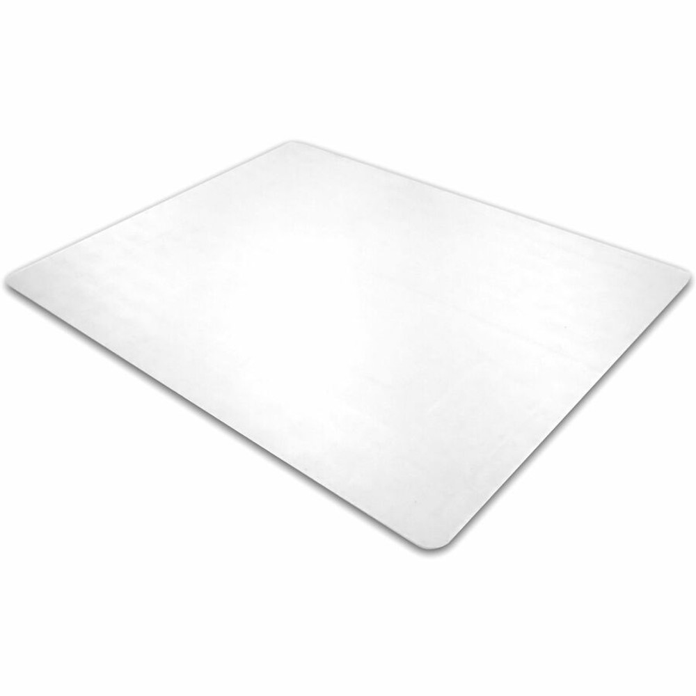 Floortex ECO124860AEP Ecotex&reg; Enhanced Polymer Rectangular Chair Mat with Anti-Slip Backing for Hard Floors - 48" x 60"