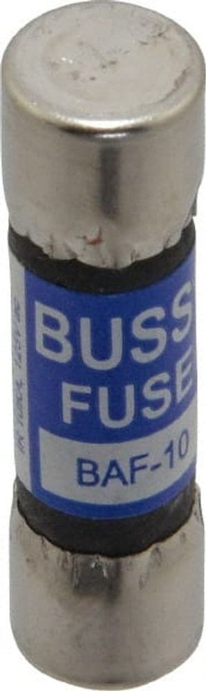 Cooper Bussmann BAF-10 Cartridge Fast-Acting Fuse: 10 A, 10.3 mm Dia