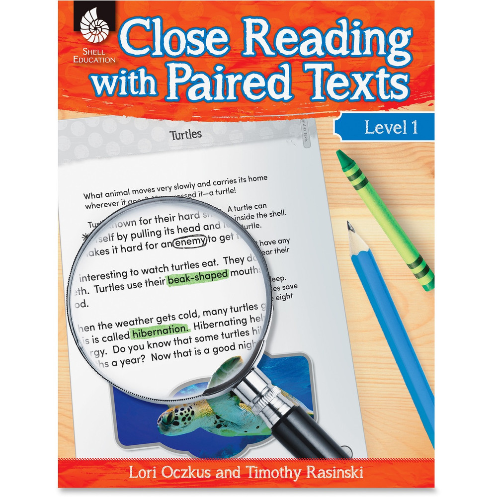 Shell Education 51357 Shell Education Education Close Reading Level 1 Guide Printed Book by Lori Oczkus, M.A, Timothy Rasinski, Ph.D.