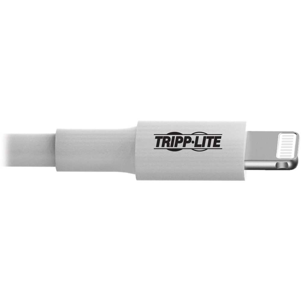 Tripp Lite by Eaton M100-010-WH Eaton Tripp Lite Series USB-A to Lightning Sync/Charge Cable (M/M) - MFi Certified, White, 10 ft. (3 m)