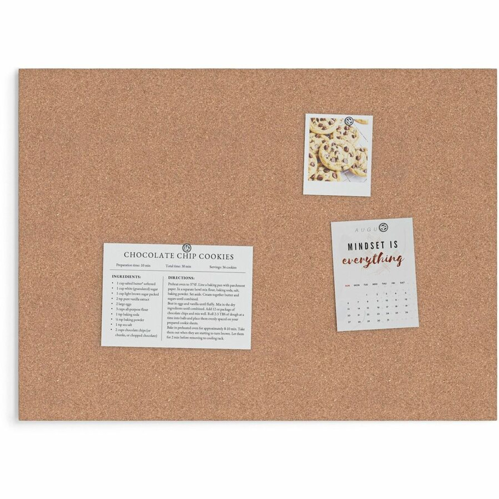 U Brands 2873U00-01 U Brands Cork Canvas Bulletin Board