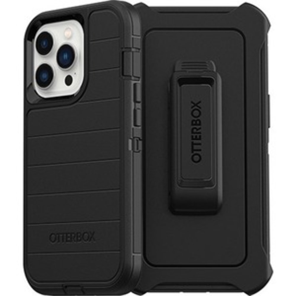 OTTER PRODUCTS LLC OtterBox 77-83531  Defender Series Pro Rugged Carrying Case (Holster) Apple iPhone 13 Pro Smartphone - Black