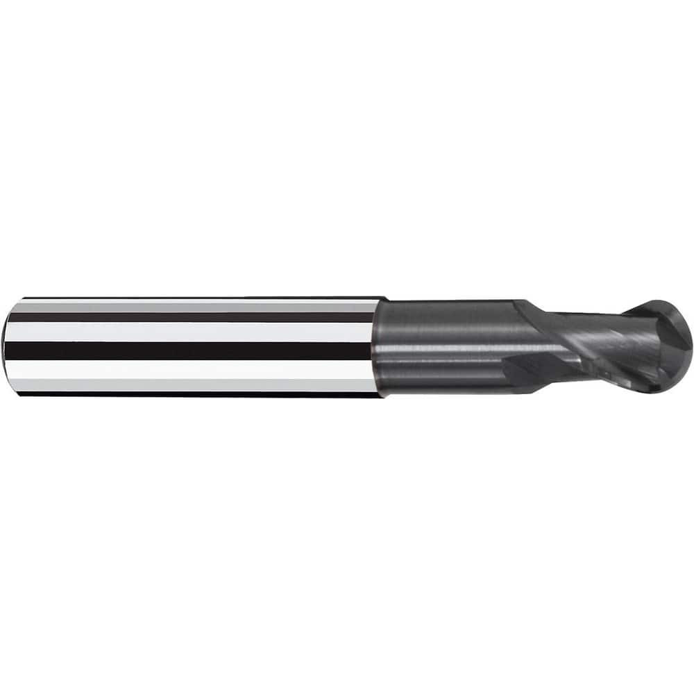 Fraisa P5286220 Ball End Mill: 4.00 mm Dia, 5.00 mm LOC, 2 Flute, Solid Carbide