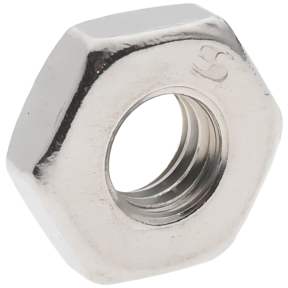 Value Collection 5608 Hex Nut: #10-32, Grade 18-8 Stainless Steel, Uncoated