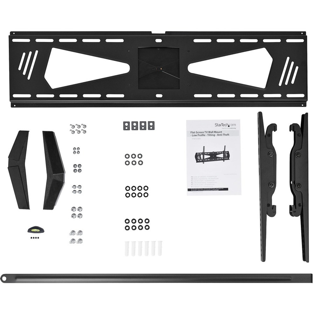 StarTech.com FPWTLTBAT StarTech.com Low Profile TV Mount - Tilting - Anti-Theft - Flat Screen TV Wall Mount for 37" to 75" TVs - VESA Wall Mount