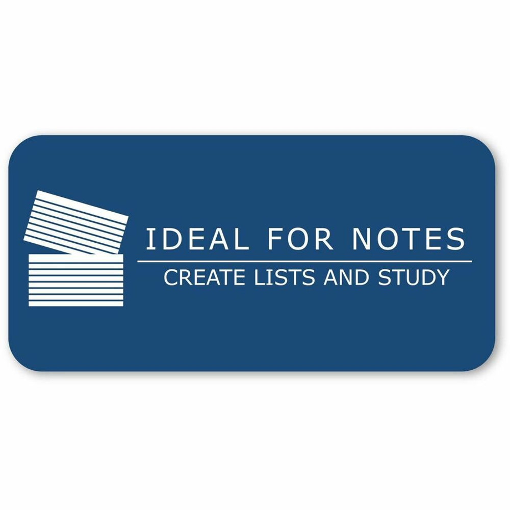 Roaring Spring Paper Products Roaring Spring 74844cs Roaring Spring PaperTrail Ruled Index Cards