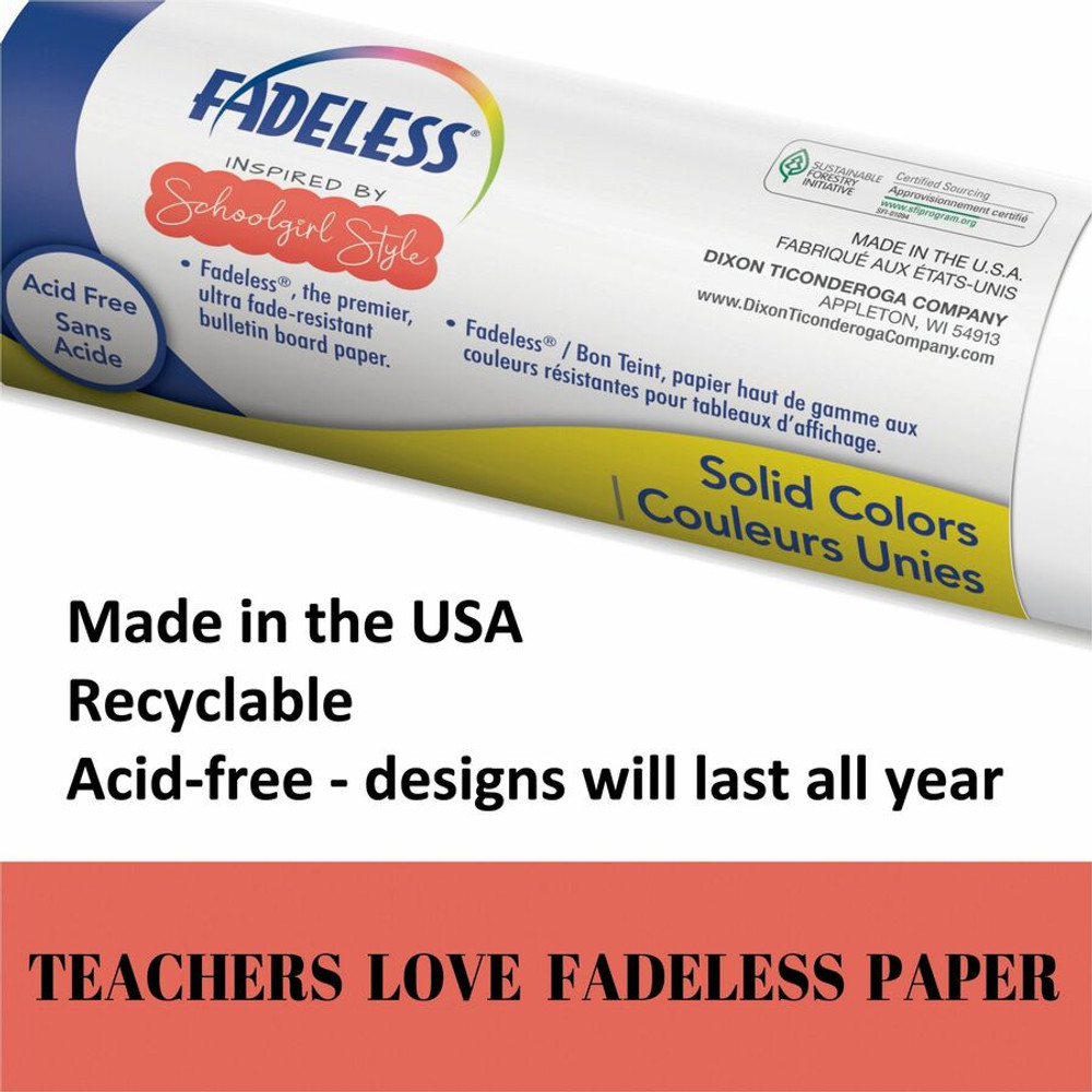 Pacon Corporation Fadeless P0040065 Fadeless Bulletin Board Paper Rolls