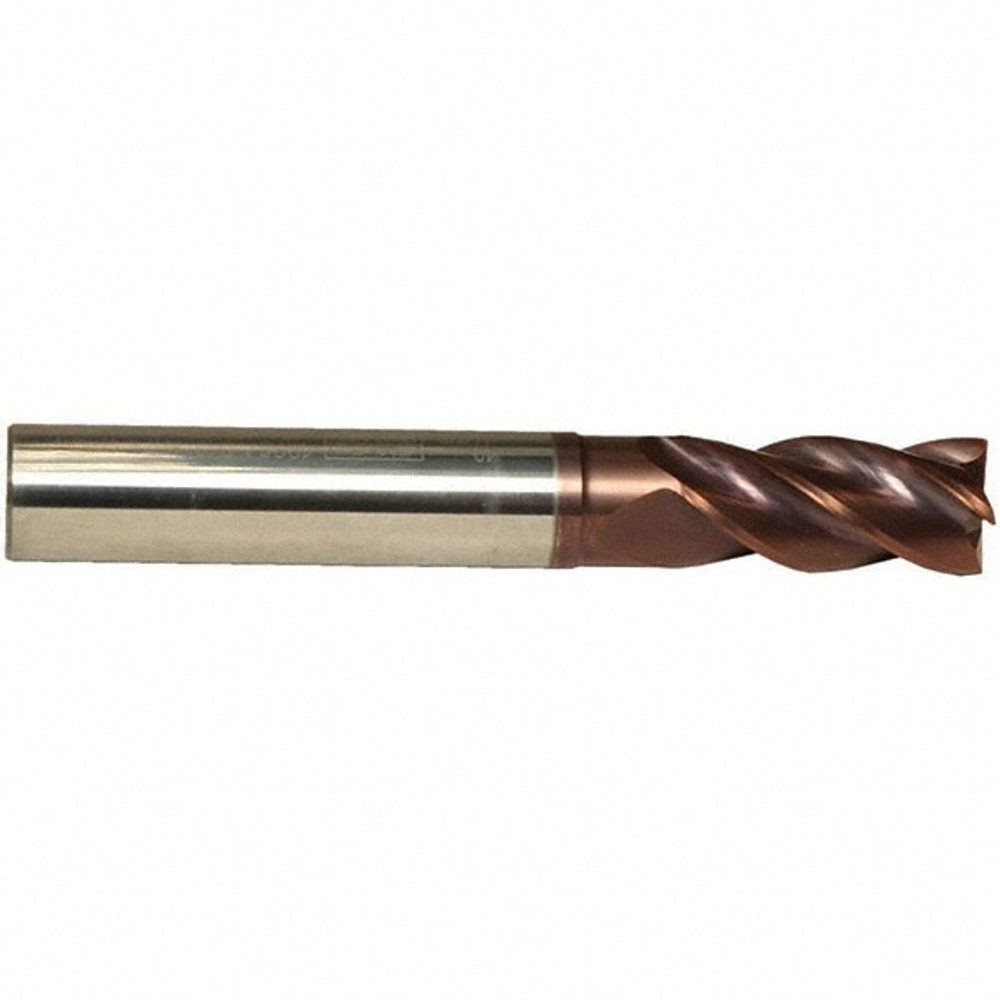 Emuge 1998A.0750 3/4" Diam 4-Flute 38° Solid Carbide 0.012" Chamfer Length Square Roughing & Finishing End Mill