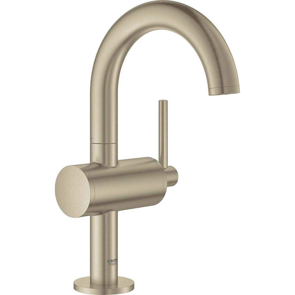 Grohe 23831EN3 Lavatory Faucets; Spout Type: High Arc ; Handle Type: Lever ; Mounting Centers: Single Hole (Inch); Finish/Coating: Brushed; Nickel