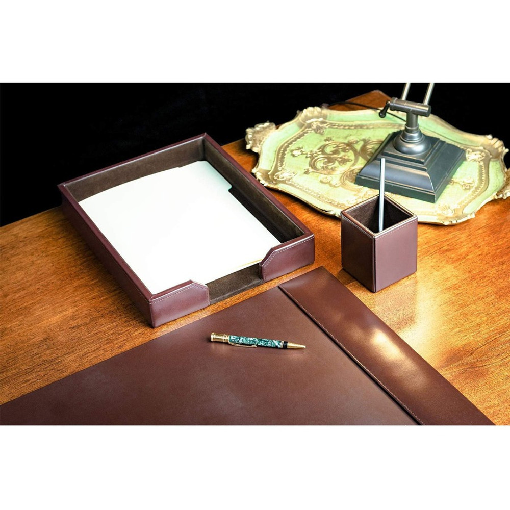 Dacasso Limited, Inc Dacasso D3637 Dacasso Bonded Leather Desk Set