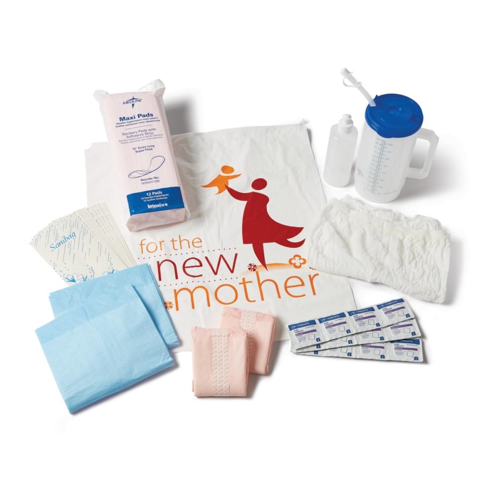 MEDLINE INDUSTRIES, INC. Medline DYKD100MAT  Platinum General Maternity Kits, Multicolor, Pack Of 9 Kits