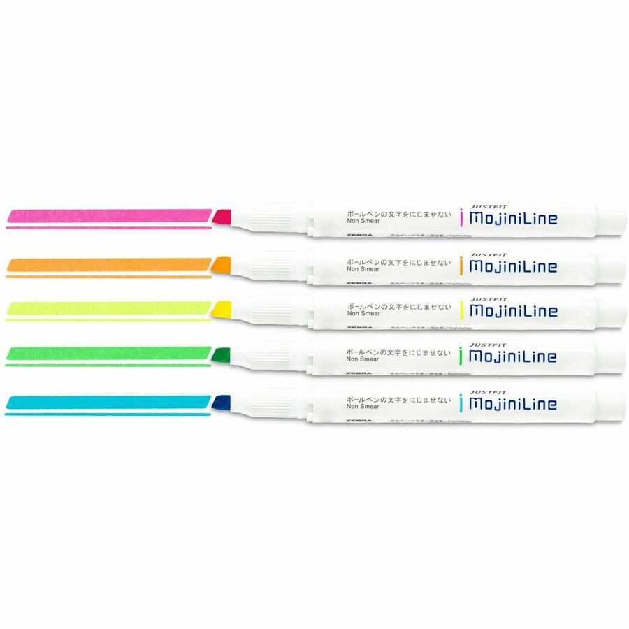 Zebra Pen Corporation Zebra Pen 70200 Zebra Pen Mojini Single Ended Highlighters