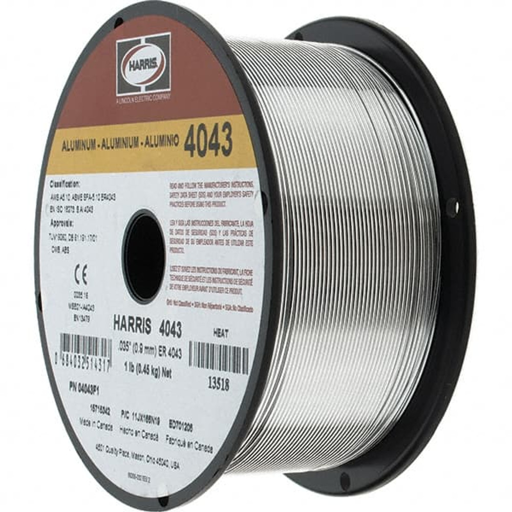 Harris Products 04043F1 MIG Welding Wire: 0.035" Dia, Aluminum