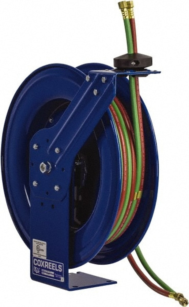 CoxReels SHW-N-1100 24" Long x 10-1/4" Wide x 25-1/2" High, 1/4" ID, Spring Retractable Welding Hose Reel