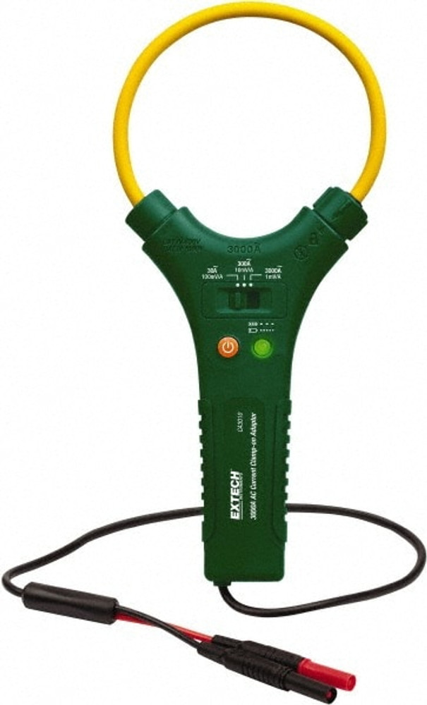 Extech CA3010 Clamp Meter: CAT IV, 10" Jaw, Flex Jaw