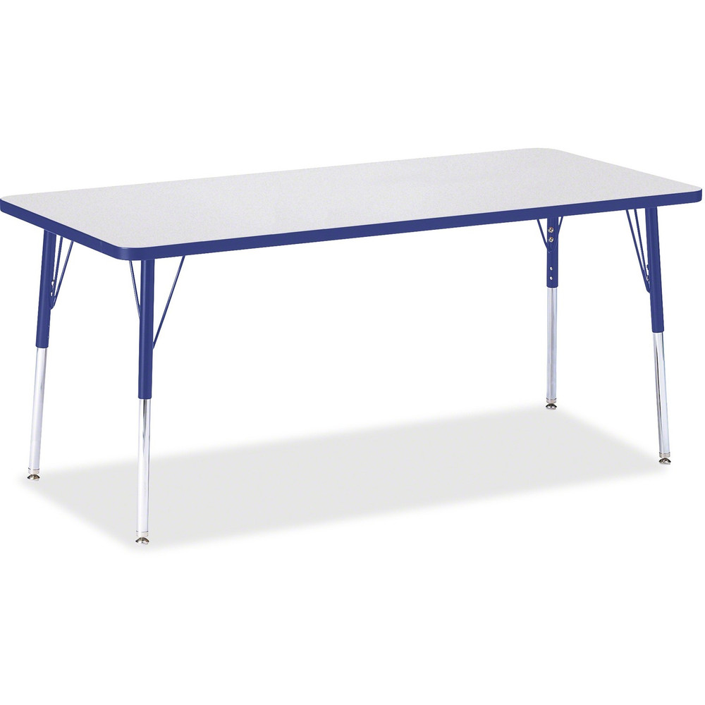 Jonti-Craft, Inc Jonti-Craft 6413JCA003 Jonti-Craft Berries Adult Height Color Edge Rectangle Table
