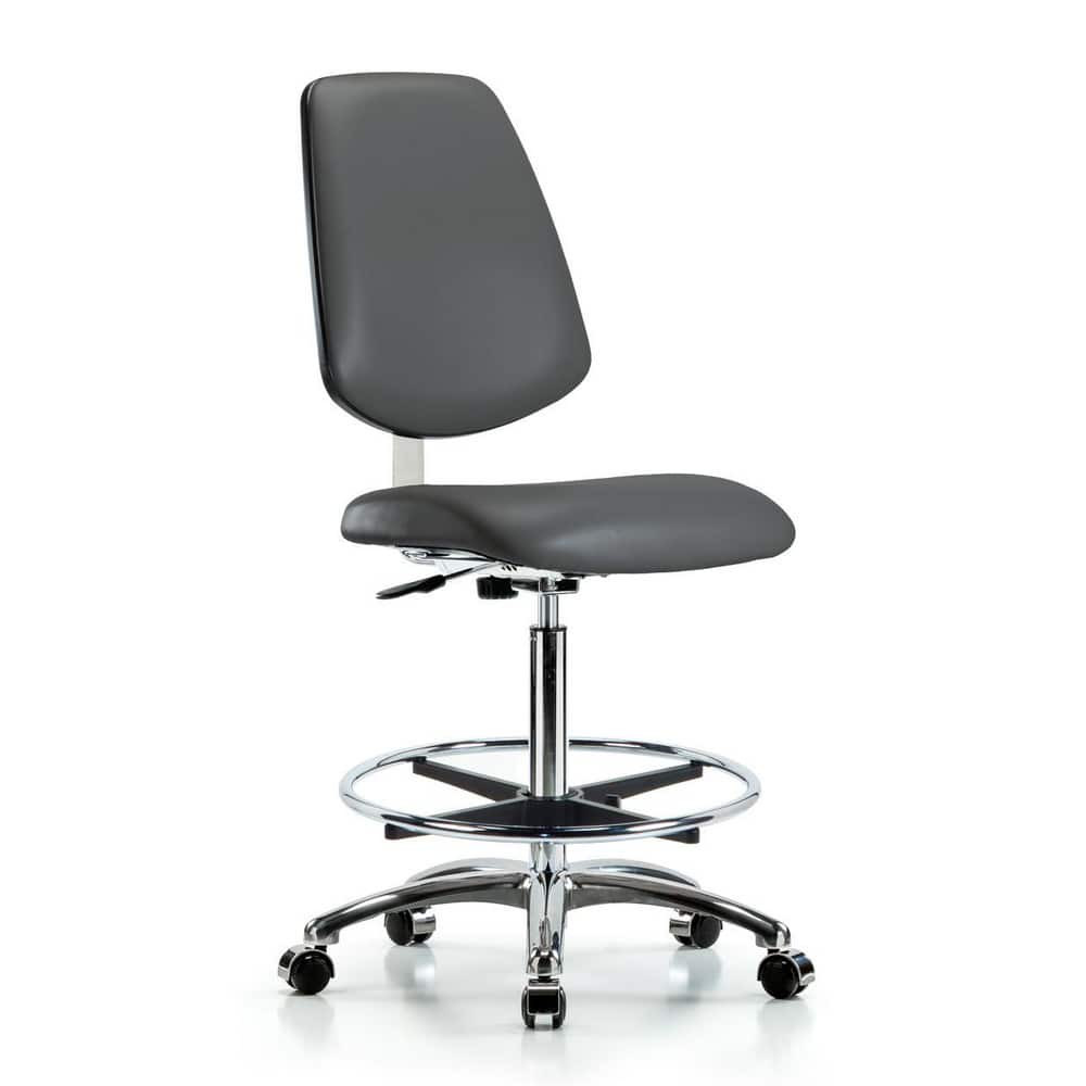 Blue Ridge Ergonomics MSC40282 Task Chair: Vinyl, Carbon